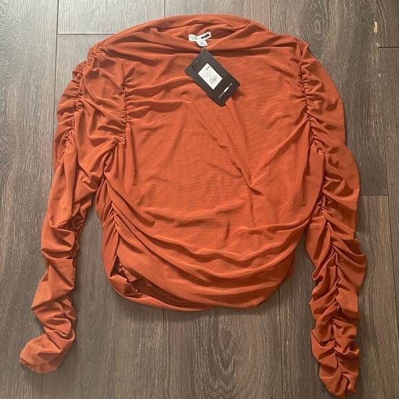 Fashionnova Tori Mesh Long Sleeve Top - Picture 4 of 4